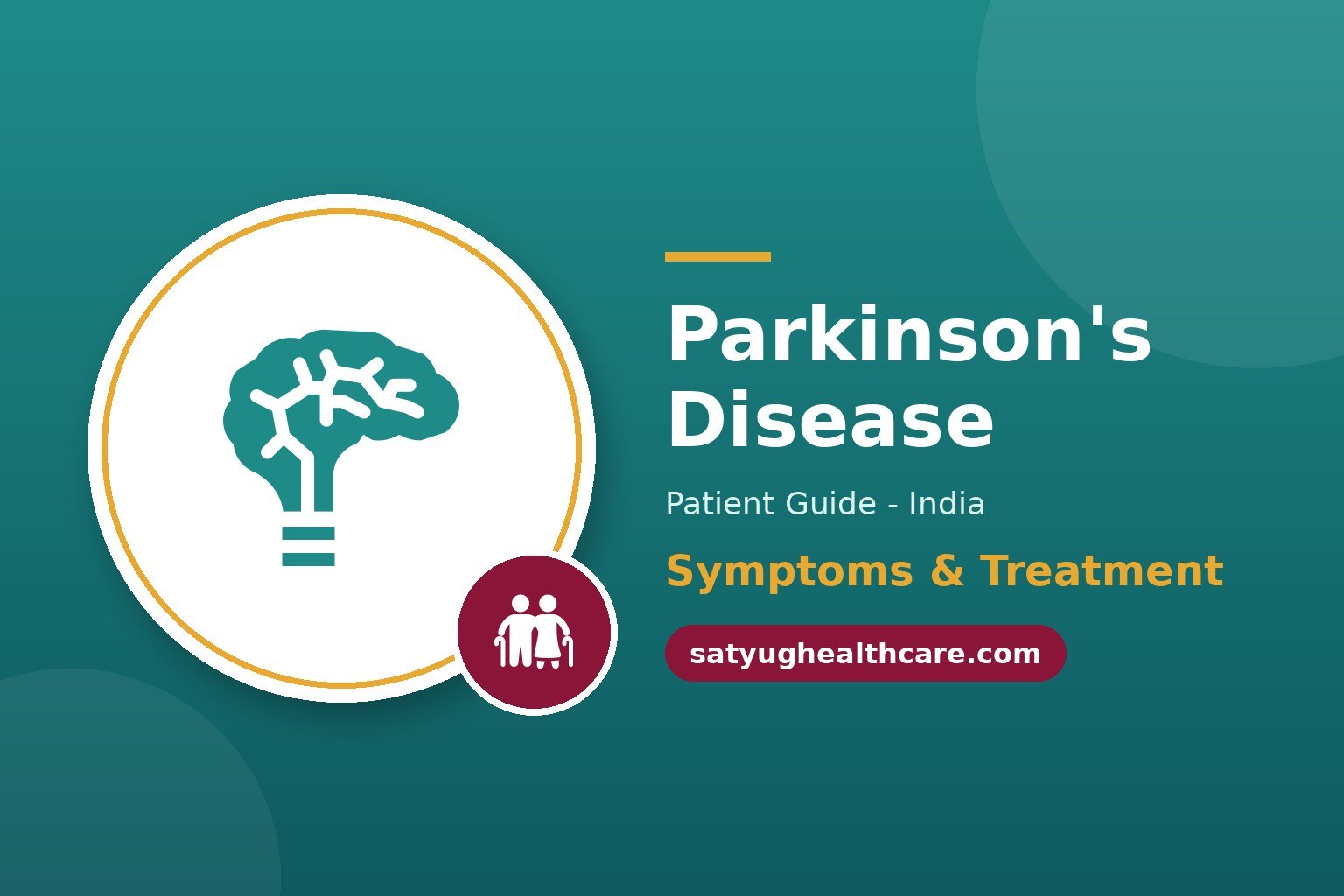Elderly man with Parkinson's disease consulting a neurologist