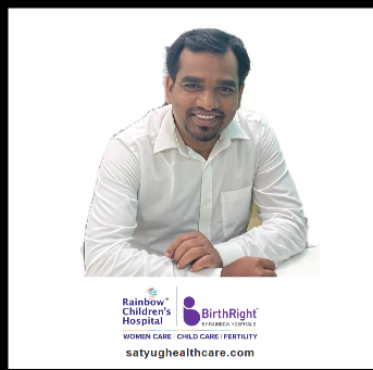 Dr. Yogesha K N is Pediatrician and Neonatologist at Rainbow Children's Hospital, Rajahmundry
