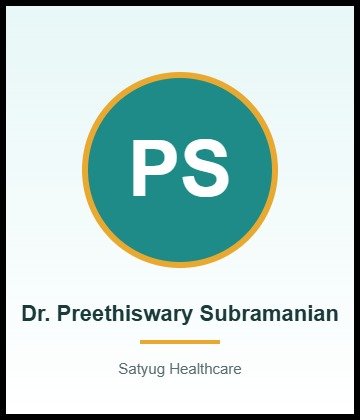 Dr. Preethiswary Subramanian is Neurology Specialist at SIMS Hospital, Vadapalani, Chennai, Tamil Nadu, India