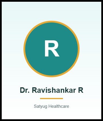 Dr. Ravishankar R – Consultant ENT & Head & Neck Surgery, SIMS Hospital Chennai India