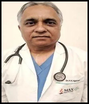 Dr. H K Agarwal is Interventional Cardiologist at Max Super Speciality Hospital, Saket, New Delhi