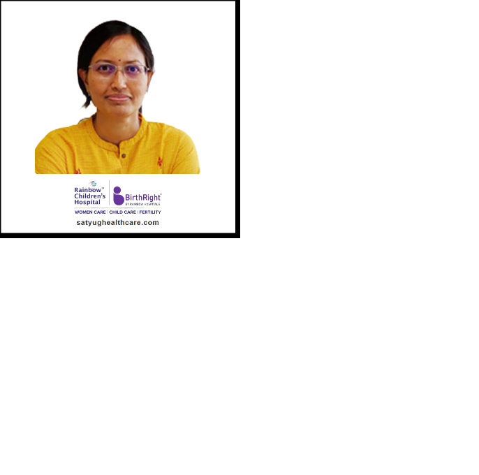  Dr. Sirisha Kusuma B is Pediatric Endocrinologist at Rainbow Children's Hospital, Vijayawada