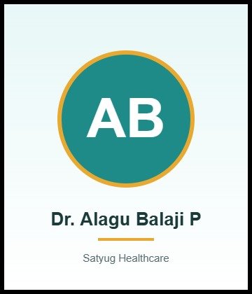 Dr. Alagu Balaji P is Radiology Specialist at SIMS Hospital, Vadapalani, Chennai, Tamil Nadu, India