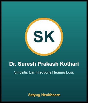 Dr. Suresh Prakash Kothari is ENT Specialist at NIMS Hospital, Shobha Nagar, Jaipur