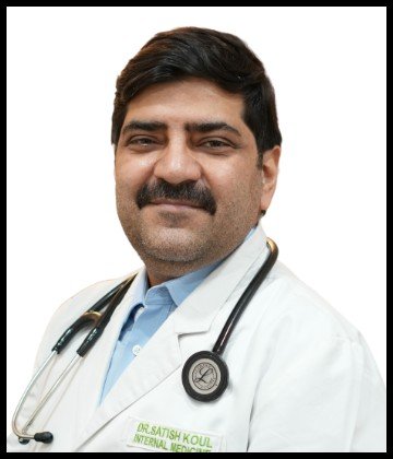 Dr. Satish Koul is General Physician at Fortis Memorial Research Institute, Sector 44, Gurugram