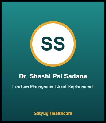 Dr. Shashi Pal Sadana is Orthopaedic Surgeon at NIMS Hospital, Shobha Nagar, Jaipur