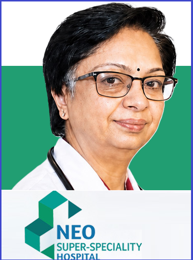 Dr. (Prof.) Manju Gupta is CTVS Director in Noida  Satyug Healthcare