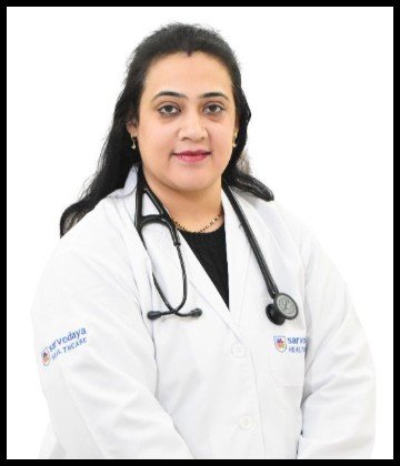 Dr. Rupali Sachdeva is Specialist at Sarvodaya Hospital, Sector 8, Faridabad