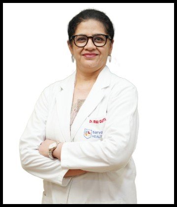Dr. Renu Gupta is Specialist at Sarvodaya Hospital, Sector 8, Faridabad