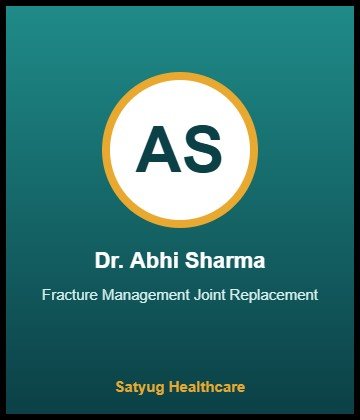 Dr. Abhi Sharma is Orthopaedic Surgeon at NIMS Hospital, Shobha Nagar, Jaipur