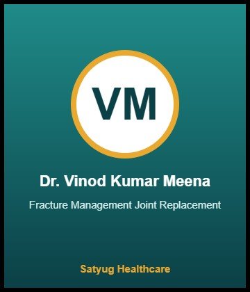 Dr. Vinod Kumar Meena is Orthopaedic Surgeon at NIMS Hospital, Shobha Nagar, Jaipur