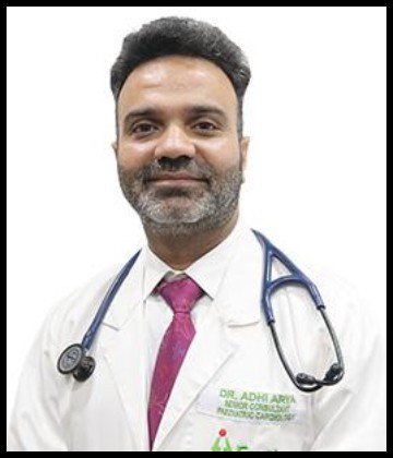 Dr. Adhi Arya is Paediatric Cardiologist at Fortis Hospital, Shalimar Bagh, New Delhi