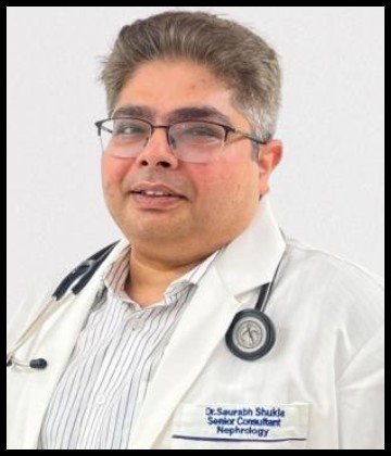 Dr. Saurabh Shukla is Nephrologist at Paras Health, Gurugram