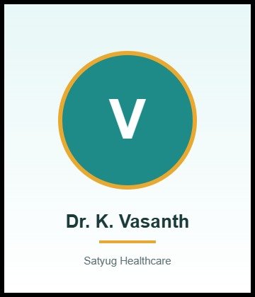 Dr. K. Vasanth is Anesthesiology Specialist at SIMS Hospital, Vadapalani, Chennai, Tamil Nadu, India