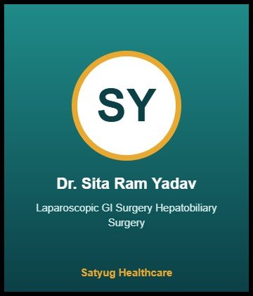 Dr. Sita Ram Yadav is GI Surgeon at NIMS Hospital, Shobha Nagar, Jaipur