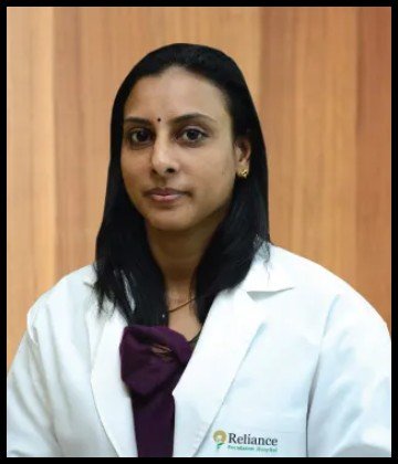 Dr. Seena George is Pathologist at Sir H. N. Reliance Foundation Hospital, Girgaon, Mumbai