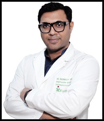 Dr. Sushrut Singh is Gastroenterologist at Fortis Hospital, Sector 62, Noida