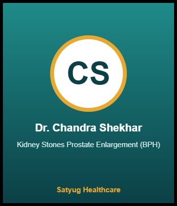 Dr. Chandra Shekhar is Urologist at NIMS Hospital, Shobha Nagar, Jaipur