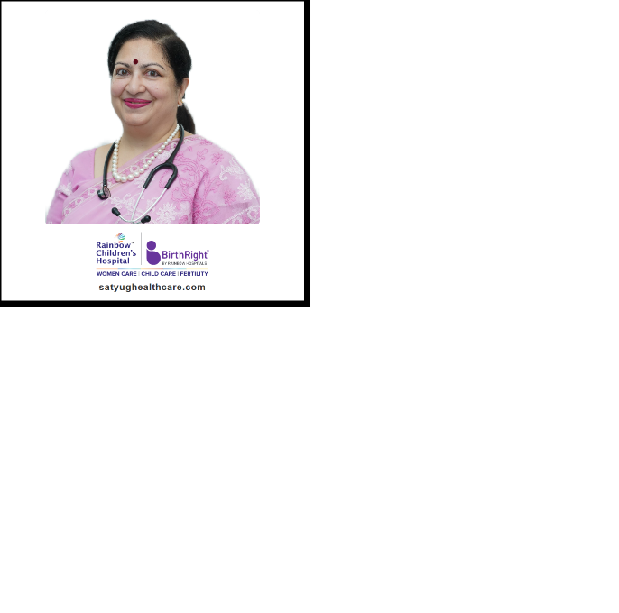 Dr. Rajni Mukherjee is Senior Consultant Pediatrician at Rainbow Children's Hospital, Visakhapatnam