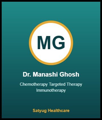 Dr. Manashi Ghosh is Medical Oncologist at NIMS Hospital, Shobha Nagar, Jaipur