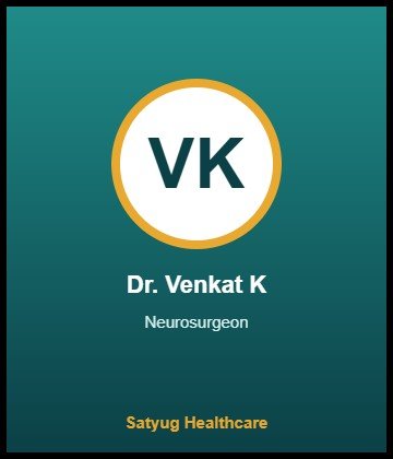 Dr. Venkat K - Neurosurgeon
