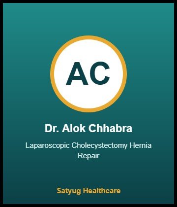 Dr. Alok Chhabra is General Surgeon at NIMS Hospital, Shobha Nagar, Jaipur