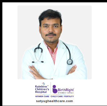 Dr. K.V. Ajith Reddy is Pediatric Intensivist at Prime Rainbow Children's Hospital, Nellore
