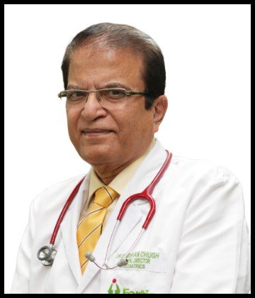 Dr. Krishan Chugh is Paediatrician at Fortis Memorial Research Institute, Sector 44, Gurugram