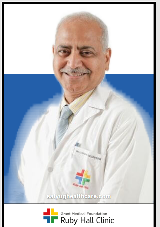 Dr. Sanjay Deshmukh is Surgical Oncologist at Ruby Hall Clinic, Sassoon Road, Sangamvadi, Pune, Maharashtra, India