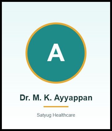 Dr. M. K. Ayyappan is Vascular Surgery Specialist at SIMS Hospital, Vadapalani, Chennai, Tamil Nadu, India