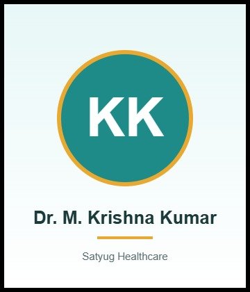 Dr. M. Krishna Kumar is Neurosurgery Specialist at SIMS Hospital, Vadapalani, Chennai, Tamil Nadu, India