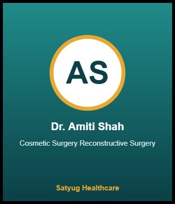 Dr. Amiti Shah is Plastic Surgeon at Saifee Hospital, Charni Road, Mumbai