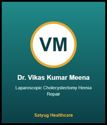 Dr. Vikas Kumar Meena is General Surgeon at NIMS Hospital, Shobha Nagar, Jaipur