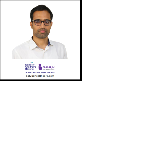 Dr. Yeshwanth Reddy J is Pediatric Intensivist and Pediatrician at Rainbow Children's Hospital, Warangal