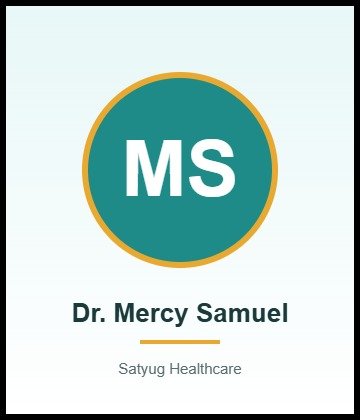 Dr. Mercy Samuel is Family Medicine Physician at Ruby Hall Clinic, Sassoon Road, Sangamvadi, Pune, Maharashtra, India