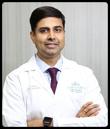 Dr. Dushyanth Ganesuni is ENT Surgeon at Continental Hospitals, Financial District, Hyderabad
