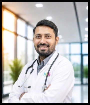 Dr. Manan Vaghela is Medical Oncologist at HCG Hospitals, Meghani Circle, Bhavnagar