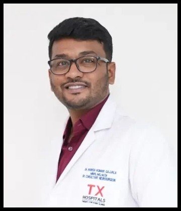 Dr. Naresh Kumar Gajjala is Neurosurgeon at TX Hospitals, Banjara Hills, Hyderabad