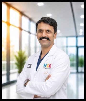 Dr. Pramod S. Chinder is Orthopaedic Oncologist at HCG Cancer Centre, K. R. Road, Bengaluru