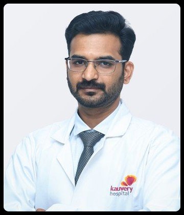 Dr. Rajsirish Bellal Sridharan is Orthopaedic Surgeon at Kauvery Hospital, Seelanaickenpatti, Salem