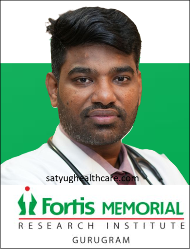 Dr. Arun Chowdary Kotaru is Pulmonologist at  Fortis Hospital Gurugram, Haryana, India
