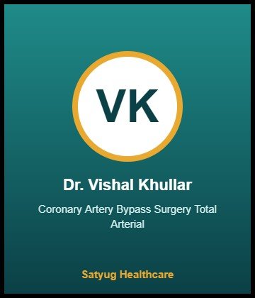 Dr. Vishal Khullar is Cardiothoracic & Transplant Surgeon at Nanavati Max Super Speciality Hospital, Mumbai
