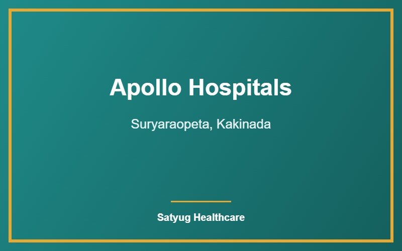 Apollo Hospitals, Suryaraopeta, Kakinada