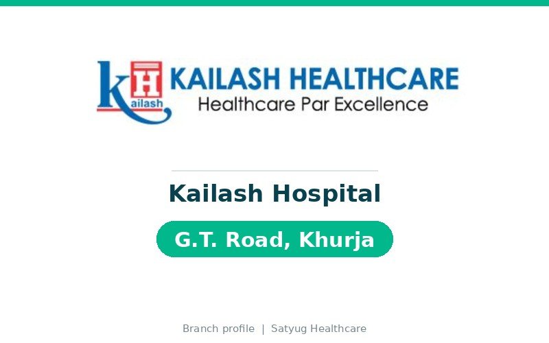 Kailash Hospital, G.T. Road, Khurja