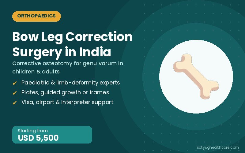Bow Leg Correction Surgery Cost in India