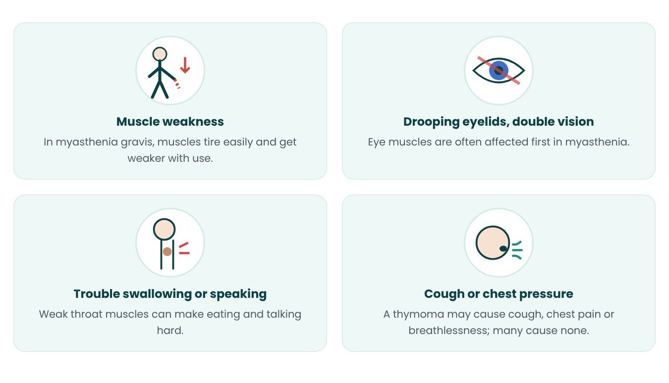 Symptoms that may need Thymectomy - in pictures Symptoms that may need Thymectomy - in pictures