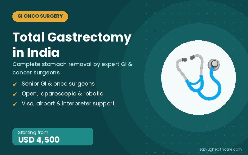 Total Gastrectomy Cost in India